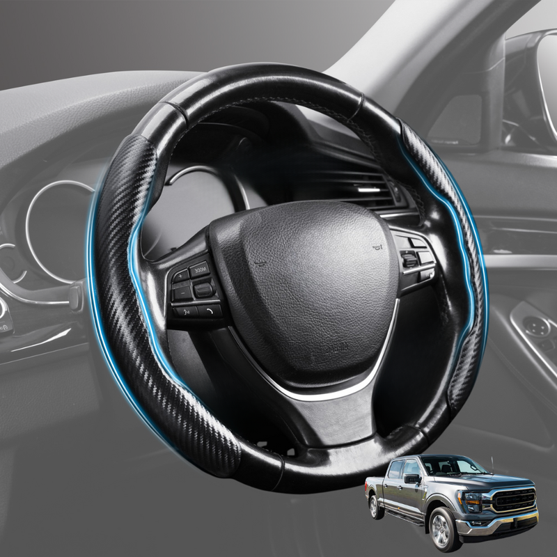 Segmented Steering Wheel Cover for Ford F-150 XLT 2023 - Current (SWB LWB) - Universal Size