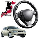 Black Samurai Segmented Steering Wheel Cover for Ford Fairmont 2002 - 2008-1