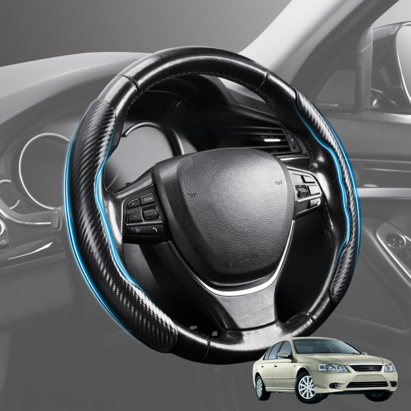 Segmented Steering Wheel Cover for Ford Fairmont 2002 - 2008 - Universal Size