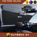Front Windscreen Sun Shade for Ford Falcon 2002 - 2008 (BA BF) - Standard 150 x 85 cm - Black-1