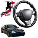 Black Samurai Segmented Steering Wheel Cover for Ford Falcon 2002 - 2008 (BA BF)-1