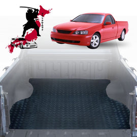 Black Samurai UTE Tub Mat Tray Liner for Ford Falcon 2002 - 2008 Ute Single Cab (AU-BA-BF-XR6) 2002-2008 - Black