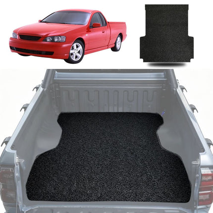 Honeycomb UTE Tub Mat Tray Liner for Ford Falcon Ute Single Cab (AU-BA-BF-XR6) 2002-2008 - Black & Grey