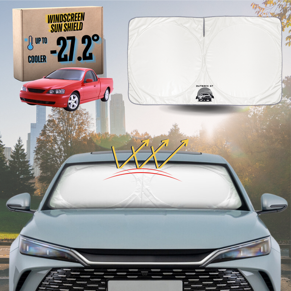 Front Windscreen Sun Shade for Ford Falcon 2002 - 2008 Ute Single Cab (BA BF) - Standard 150 x 85 cm