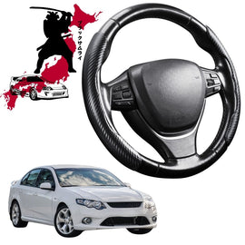 Black Samurai Segmented Steering Wheel Cover for Ford Falcon 2008 - 2014 (FG, fit for FPV models)