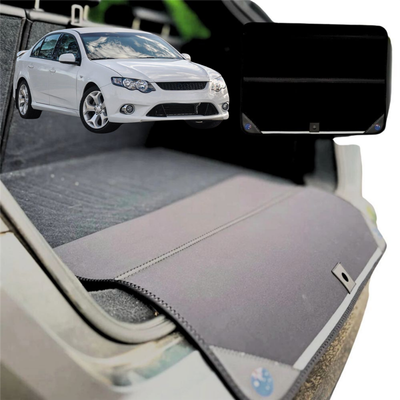 Rear Cargo Boot Bumper Protector for Ford Falcon 2008 - 2014 (FG, fit FPV models) - Standard (72 x 55) - Black