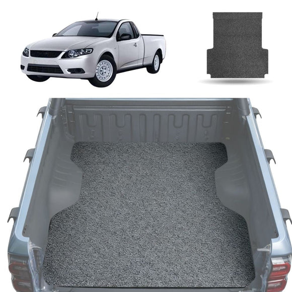 Honeycomb UTE Tub Mat Tray Liner for Ford Falcon 2008 - 2016 Ute Single Cab (FG, fit FPV models) - Black & Grey