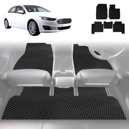 6D Diamond Car Floor Mats for Ford Falcon 2014 - 2016 (FGX) - Custom-Fit Carpet Liner