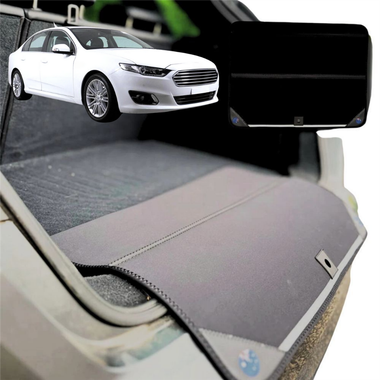 Rear Cargo Boot Bumper Protector for Ford Falcon 2014 - 2016 (FGX) - Standard (72 x 55) - Black