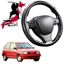 Black Samurai Segmented Steering Wheel Cover for Ford Festiva 1993 - 2000 (WB-WD)-1