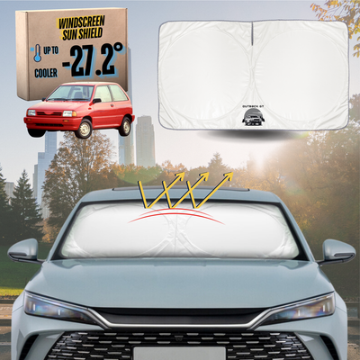 Front Windscreen Sun Shade for Ford Festiva 1993 - 2000 (WB-WD) - Standard 150 x 85 cm