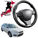 Black Samurai Segmented Steering Wheel Cover for Ford Focus 2005 - 2010 LS-1