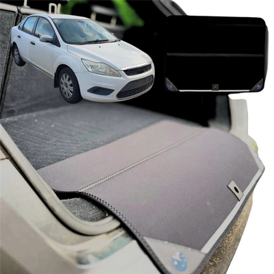 Rear Cargo Boot Bumper Protector for Ford Focus 2005 - 2010 LS - Standard (72 x 55) - Black