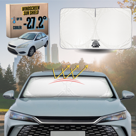 Front Windscreen Sun Shade for Ford Focus 2005 - 2010 LS - Standard 150 x 85 cm