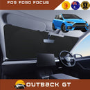 Front Windscreen Sun Shade for Ford Focus 2011 - 2018 LS, LW,LW MKII, LZ - Standard 150 x 85 cm - Black-1