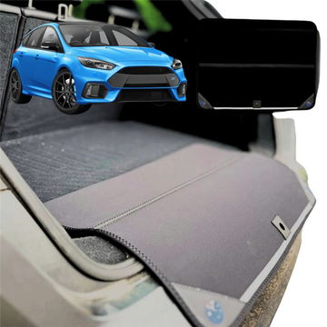 Rear Cargo Boot Bumper Protector for Ford Focus 2011 - 2018 LS, LW,LW MKII, LZ - Standard (72 x 55) - Black