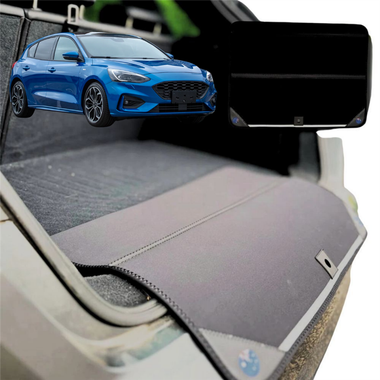Rear Cargo Boot Bumper Protector for Ford Focus 2019 - Current SA - Standard (72 x 55) - Black