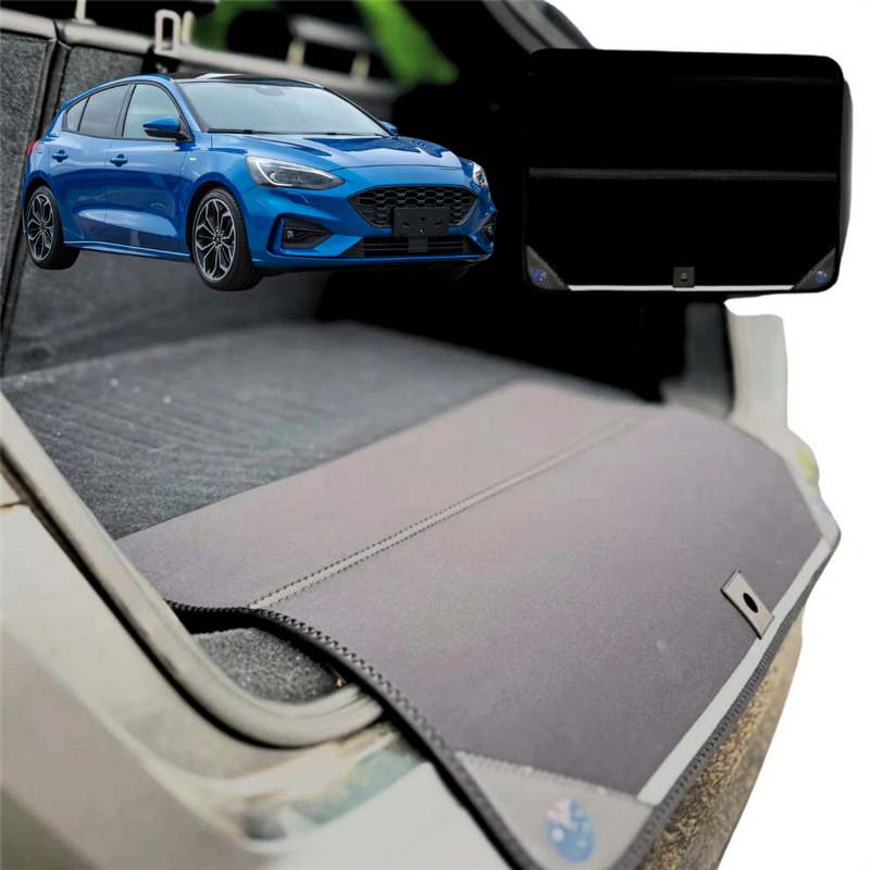 Rear Cargo Boot Bumper Protector for Ford Focus 2019 - Current SA - Standard (72 x 55) - Black