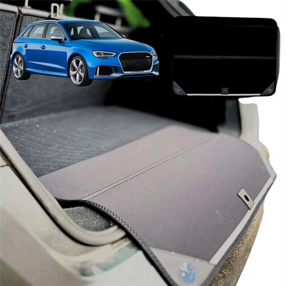 Rear Cargo Boot Bumper Protector for Audi A3 S3 RS3 2013 - 2020 - Standard (72 x 55) - Black