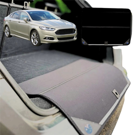 Rear Cargo Boot Bumper Protector for Ford Mondeo 2015 - 2019 (MD/MK5) - Standard (72 x 55) - Black