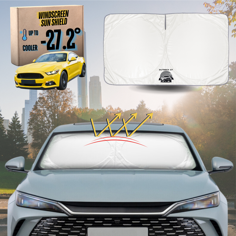 Front Windscreen Sun Shade for Ford Mustang 2015 - 2024 (S550) - Standard 150 x 85 cm