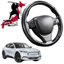 Black Samurai Segmented Steering Wheel Cover for Ford Mustang Mach-E 2021 - Current-1