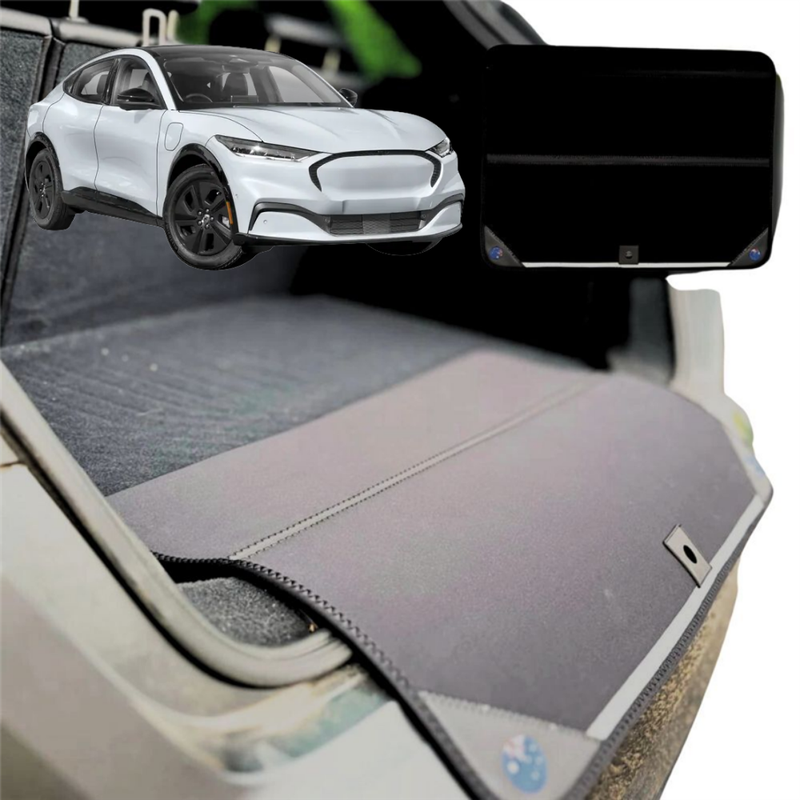 Rear Cargo Boot Bumper Protector for Ford Mustang Mach-E 2021 - Current - Standard (72 x 55) - Black