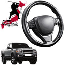 Black Samurai Segmented Steering Wheel Cover for Ford Ranger 2006 - 2011 (PJ/PK)-1