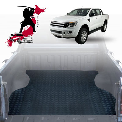 Black Samurai UTE Tub Mat Tray Liner for Ford Ranger (PX Dual Cab Ute) 2012 - 2015
