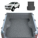 Honeycomb UTE Tub Mat Tray Liner for Ford Ranger (PX Dual Cab Ute) 2012 - 2015 - Black & Grey-10
