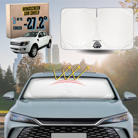 Front Windscreen Sun Shade for Ford Ranger 2012 - 2015 (PX Dual Cab Ute) - Standard 150 x 85 cm