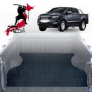 Black Samurai UTE Tub Mat Tray Liner for Ford Ranger 2015 - 2018 (PX2 Dual Cab Ute) - Black-1