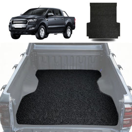 Honeycomb UTE Tub Mat Tray Liner for Ford Ranger 2015 - 2018 (PX2 Dual Cab Ute) - Black & Grey