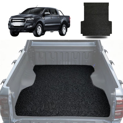Honeycomb UTE Tub Mat Tray Liner for Ford Ranger 2015 - 2018 (PX2 Dual Cab Ute) - Black & Grey