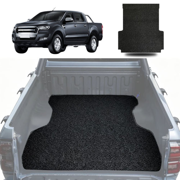Honeycomb UTE Tub Mat Tray Liner for Ford Ranger 2015 - 2018 (PX2 Dual Cab Ute) - Black & Grey