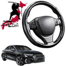 Black Samurai Segmented Steering Wheel Cover for Audi A3 S3 RS3 2013 - 2021 8V-1
