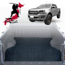 Black Samurai UTE Tub Mat Tray Liner for Ford Ranger 2018 - 2022 (PX3 Dual Cab Ute)-1