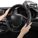 Steering Wheel Cover Pro Extra Layer for Ford Ranger 2018-2022 (PX3 Dual Cab Ute) - Breathable & Anti-Slip - Circle 38 cm-1