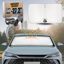 Front Windscreen Sun Shade for Ford Ranger 2018 - 2022 (PX3 Dual Cab Ute) - Standard 150 x 85 cm-1