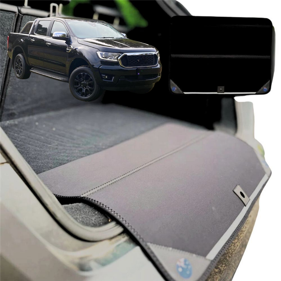 Rear Cargo Boot Bumper Protector for Ford Ranger 2022 - Current PX Mk3 - Standard (72 x 55) - Black