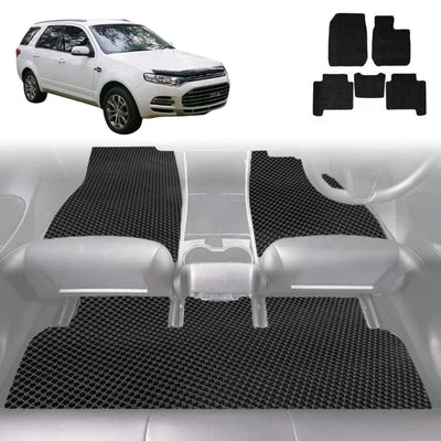 6D Diamond Car Floor Mats for Ford Territory 2004 - 2011 SX, SY - Custom-Fit Carpet Liner
