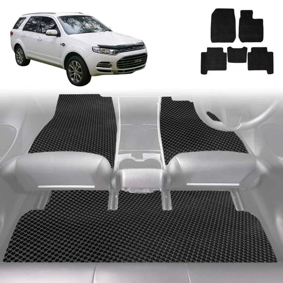 6D Diamond Car Floor Mats for Ford Territory 2004 - 2011 SX, SY - Custom-Fit Carpet Liner