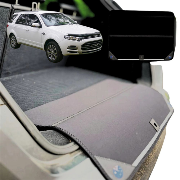 Rear Cargo Boot Bumper Protector for Ford Territory 2004 - 2011 SX, SY - XL (98 x 55) - Black