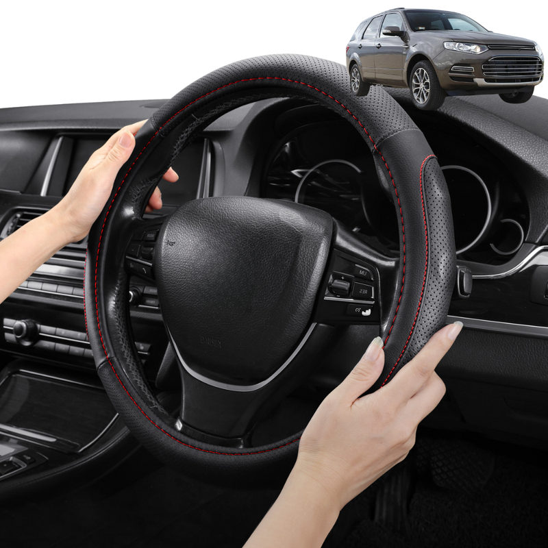 Steering Wheel Cover Pro Extra Layer for Ford Territory 2011-2016 SZ - Breathable & Anti-Slip - Circle 38 cm