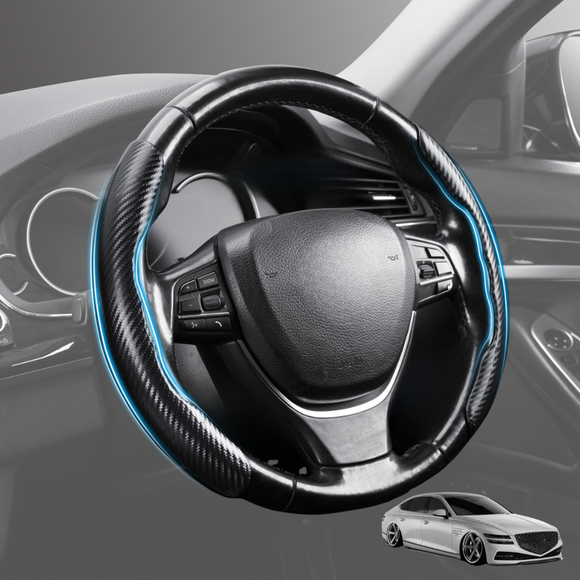 Segmented Steering Wheel Cover for Genesis G80 2021 - Current (RG3) - Universal Size