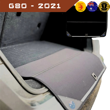 Rear Cargo Boot Bumper Protector for Genesis G80 2021 - Current (RG3) - Standard (72 x 55) - Black