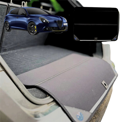 Rear Cargo Boot Bumper Protector for Alfa Romeo Giulietta Auto 2010 - 2020 - Standard (72 x 55) - Black