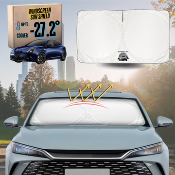 Front Windscreen Sun Shade for Alfa Romeo Giulietta Auto 2010 - 2020 - Standard 150 x 85 cm