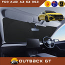 Front Windscreen Sun Shade for Audi A3 S3 RS3 2022 - Current - Standard 150 x 85 cm - Black-1