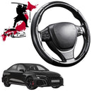 Black Samurai Segmented Steering Wheel Cover for Audi A3 S3 RS3 2022 - Current-1